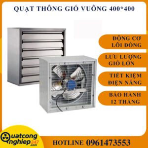 Quạt thông gió vuông 400x400