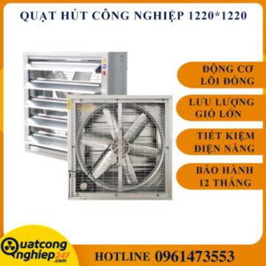 Quạt hút công nghiệp 1220x1220